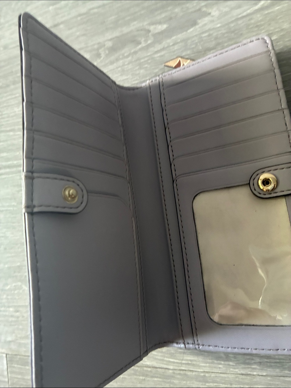 kate spade Floral Continental Wallet in Beige, Black & Pink Accents - Picture 2 of 4